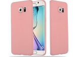 Custodia Cadorabo Per Samsung Galaxy S6 Edge Custodia Protettiva In Rosa Custodia Del Telefono Cellulare Tpu Custodia In Silicone Copertura
