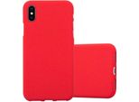 Cadorabo Custodia Protettiva Per Apple Iphone X / Xs In Rosso Custodia Del Telefono Cellulare Tpu Etui Cover Case