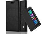 Cadorabo Cover Per Nokia Lumia 929 / 930 Cover Protettiva In Nero Custodia Per Cellulare Cover Chiusura Magnetica