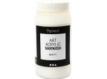 Vernice Acrilica Per Arte, Bianca, Trasparente Opaca, Lucida Opaca, 500Ml