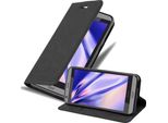 Cadorabo Cover Per Htc Desire 530 / 630 Cover Protettiva In Nero Custodia Per Cellulare Cover Chiusura Magnetica