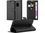 Cadorabo Custodia Per Samsung Galaxy S9 Custodia Protettiva In Nero Custodia Per Cellulare Custodia Cover Chiusura Magnetica