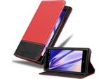 Cadorabo Cover Per Nokia Lumia 830 Cover Protettiva In Rosso Shandy Case Custodia A Libro Custodia In Similcuoio