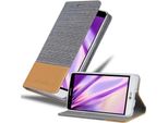 Cadorabo Custodia Per Lg G3 Mini / G3 S Custodia Protettiva In Grigio Custodia Per Cellulare Custodia A Libro Cover