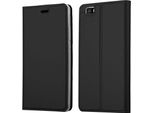 Cadorabo Custodia Del Telefono Cellulare Per Huawei P8 Lite 2015 Custodia Protettiva In Nero Cover Etui Book Case Booklet