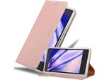 Cadorabo Custodia Per Cellulare Per Nokia Lumia 1020 Custodia Protettiva In Rosa Cover Etui Book Case Booklet