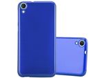 Cadorabo Custodia Per Htc Desire 820 Cover Protettiva In Blu Custodia Protettiva In Silicone Tpu Cover