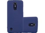 Cadorabo Custodia Protettiva Per Lg K8 2017 Versione Usa Cover In Blu Custodia Per Telefono Cellulare Tpu Etui Cover Case