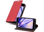 Cadorabo Custodia Per Sony Xperia Z2 Compact Custodia Protettiva In Rosso Custodia Per Cellulare Cover Chiusura Magnetica