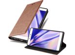 Cadorabo Custodia Per Huawei P8 Custodia Protettiva In Marrone Custodia Per Cellulare Cover Chiusura Magnetica