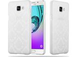 Cadorabo Cover Per Samsung Galaxy A5 2016 Cover Protettiva In Bianco Custodia Rigida Cover Protettiva Fiori Cover Telefono Cellulare