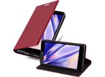 Cadorabo Custodia Per Sony Xperia Z1 Custodia Protettiva In Rosso Custodia Per Cellulare Cover Chiusura Magnetica