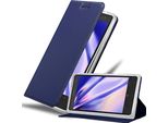 Cadorabo Custodia Per Cellulare Per Nokia Lumia 1020 Custodia Protettiva In Blu Cover Etui Book Case Booklet