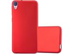 Cadorabo Copertura Protettiva Per Htc Desire 820 Caso In Rosso Telefono Cellulare Custodia Tpu Silicone Caso Di Copertura