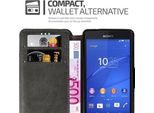 Cadorabo Custodia Per Sony Xperia Z3 Compact Custodia In Grigio Cover Protettiva Custodia Per Telefono Cellulare Custodia Cover
