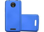 Cadorabo Cover Per Motorola Moto C Cover Protettiva In Blu Custodia Rigida Per Telefono Cellulare Cover Case