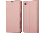 Cadorabo Custodia Per Cellulare Per Sony Xperia Z5 Compact Custodia Protettiva In Rosa Cover Etui Book Case Booklet