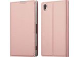 Cadorabo Custodia Per Cellulare Per Sony Xperia Z2 Custodia Protettiva In Rosa Cover Etui Book Case Booklet