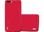 Cadorabo Custodia Protettiva Per Honor 6 Plus Cover In Rosso Custodia Per Telefono Cellulare Tpu Custodia In Silicone Cover Case