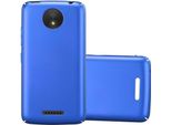 Cadorabo Cover Per Motorola Moto C Plus Cover Protettiva In Blu Custodia Rigida Per Telefono Cellulare Cover Case
