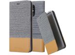 Cadorabo Custodia Per Lg Q Stylus Custodia Protettiva In Grigio Custodia Per Cellulare Custodia A Libro Cover