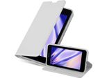 Cadorabo Custodia Per Cellulare Per Nokia Lumia 640 Custodia Protettiva In Argento Cover Etui Book Case Booklet