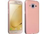 Cadorabo Cover Per Samsung Galaxy J2 2016 Cover Protettiva In Rosa Custodia Rigida Custodia Cover Per Cellulare
