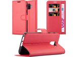 Cadorabo Custodia Per Samsung Galaxy A6 2018 Custodia Protettiva In Rosso Custodia Per Cellulare Cover Chiusura Magnetica