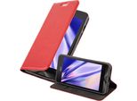 Cadorabo Custodia Per Asus Zenfone 5 2014 Custodia Protettiva In Rosso Custodia Per Cellulare Cover Chiusura Magnetica