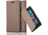 Cadorabo Cover Per Nokia Lumia 929 / 930 Cover Protettiva In Marrone Custodia Per Cellulare Cover Chiusura Magnetica