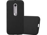 Cadorabo Copertura Protettiva Per Motorola Moto G3 Custodia In Nero Telefono Cellulare Tpu Etui Cover Case