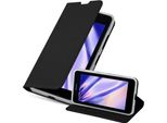 Cadorabo Custodia Per Cellulare Per Nokia Lumia 640 Custodia Protettiva In Nero Cover Etui Book Case Booklet