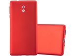 Cadorabo Custodia Protettiva Per Nokia 3 2017 Cover In Rosso Custodia Per Telefono Cellulare Tpu Custodia In Silicone Cover Case