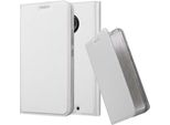 Cadorabo Custodia Per Cellulare Per Motorola Moto X4 Custodia Protettiva In Argento Cover Etui Book Case Booklet