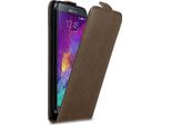 Cadorabo Cover Per Samsung Galaxy Note 4 Cover Protettiva In Marrone Flip Case Custodia Per Telefono Cellulare Cover
