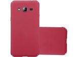 Cadorabo Custodia Protettiva Per Samsung Galaxy J3 2017 Custodia In Rosso Custodia Rigida Cover Per Telefono Cellulare