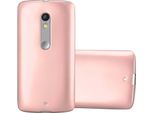 Cadorabo Custodia Protettiva Per Motorola Moto X Play Custodia In Rosa Custodia Per Telefono Cellulare Custodia In Silicone Tpu Custodia Cover Case