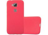Cadorabo Custodia Protettiva Per Huawei Ascend G7 Plus / G8 / GX8 Custodia In Rosso Per Telefono Cellulare Tpu Etui Cover Case