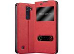 Cadorabo Custodia Protettiva Per Lg K8 2016 Cover In Rosso Custodia Del Telefono Cellulare Custodia A Libro Custodia Cover