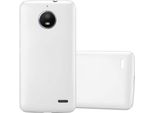 Cadorabo Cover Per Motorola Moto E4 Cover Protettiva In Argento Custodia Rigida Per Telefono Cellulare Cover Case