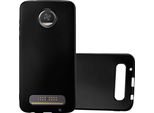 Cadorabo Custodia Protettiva Per Motorola Moto Z2 Play / Z2 Force Custodia In Nero Custodia Per Telefono Cellulare Custodia In Silicone Tpu Custodia Di Copertura