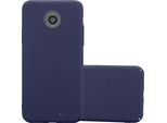 Cadorabo Custodia Protettiva Per Motorola Moto G2 Custodia In Blu Custodia Rigida Per Telefono Cellulare Cover