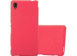 Cadorabo Custodia Protettiva Per Sony Xperia M4 Aqua Custodia In Rosso Telefono Cellulare Tpu Etui Cover Case