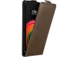 Custodia Cadorabo Per Lg X Power Custodia Protettiva In Marrone Custodia Flip Per Telefono Cellulare Custodia Cover