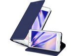 Cadorabo Custodia Del Telefono Cellulare Per Huawei P9 Lite 2016 / G9 Lite Custodia Protettiva In Blu Cover Etui Book Case Booklet