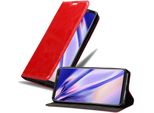 Cadorabo Cover Per Lg V35 Cover Protettiva In Rosso Custodia Per Cellulare Cover Chiusura Magnetica