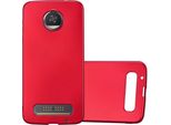 Cadorabo Custodia Protettiva Per Motorola Moto Z2 Case In Rosso Custodia Per Cellulare Custodia In Silicone Tpu Custodia Cover Case