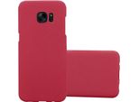 Cadorabo Custodia Protettiva Per Samsung Galaxy S7 Edge Custodia In Rosso Custodia Rigida Per Telefono Cellulare Cover