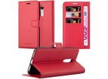 Cadorabo Custodia Per Xiaomi Redmi Note 4 Cover Protettiva In Rosso Custodia Per Cellulare Cover Chiusura Magnetica
