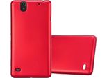 Cadorabo Copertura Protettiva Per Sony Xperia C4 In Rosso Custodia Del Telefono Cellulare Custodia In Silicone Tpu Custodia Cover